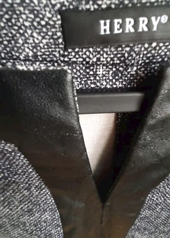 Henry Marka Gri V Yakalı Midi Rahat Kesim Elbise - Görsel 4