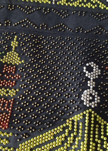 Boncuk İşlemeli Çok Renkli Kadın Çantası - Görsel 2