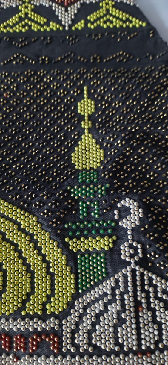 Boncuk İşlemeli Çok Renkli Kadın Çantası - Görsel 4