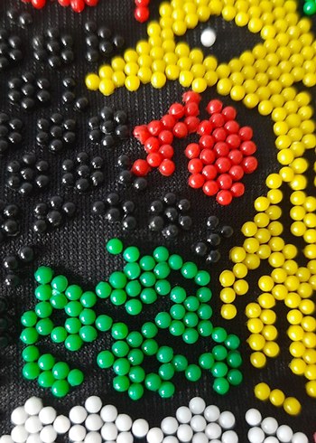 Boncuk İşlemeli Bohem Kadın Çanta - Görsel 3