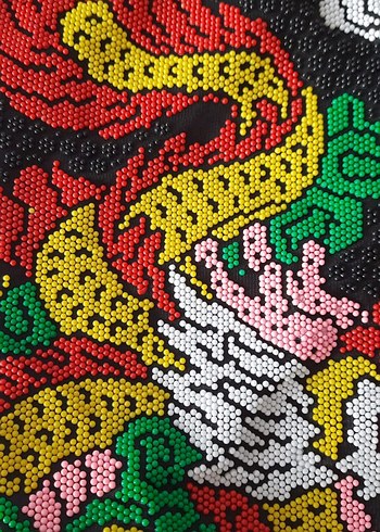 Boncuk İşlemeli Bohem Kadın Çanta - Görsel 2