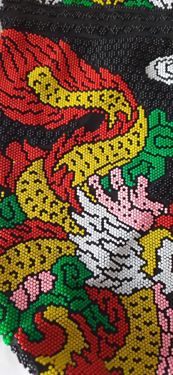 Boncuk İşlemeli Bohem Kadın Çanta - Görsel 2