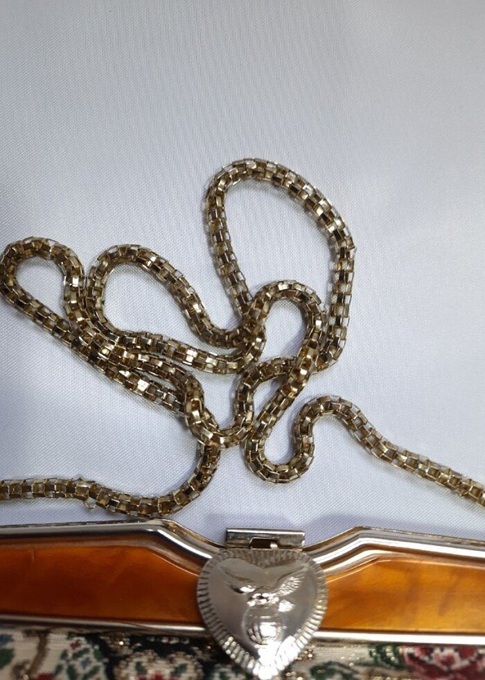 Goblen Omuz Çantası - Görsel 3