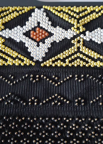 Boncuk İşlemeli Çok Renkli Kadın Çantası - Görsel 7