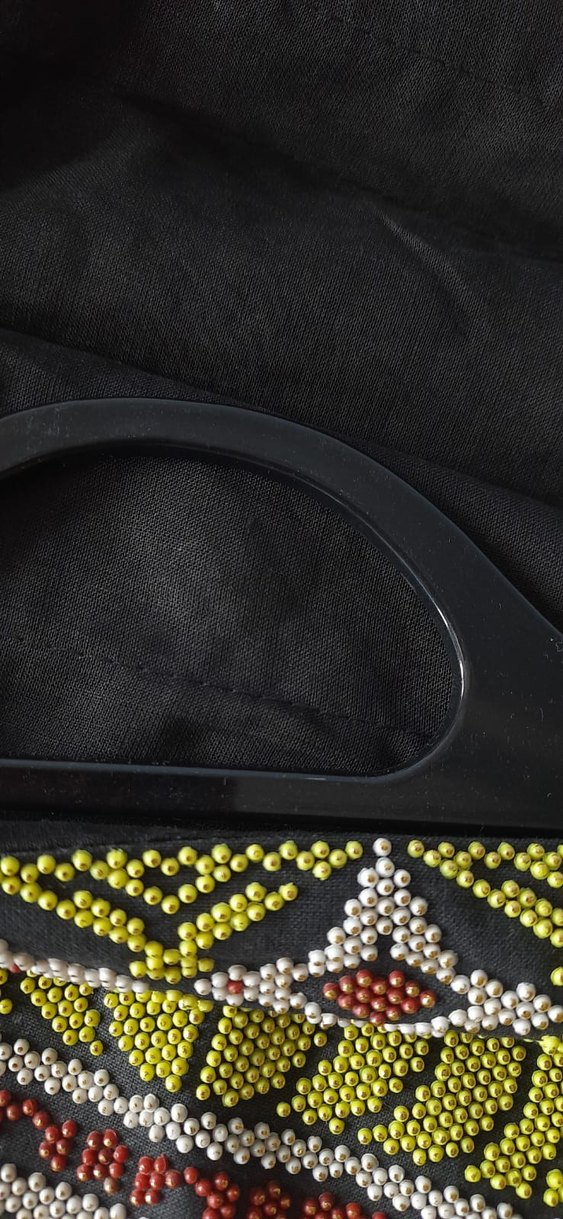 Boncuk İşlemeli Çok Renkli Kadın Çantası - Görsel 4