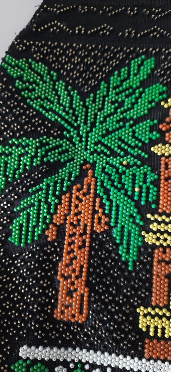 Boncuk İşlemeli Çok Renkli Kadın Çantası - Görsel 3