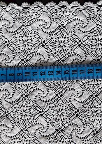 El İşçiliği Beyaz Dantel Örtüler 6 Adet - Görsel 2