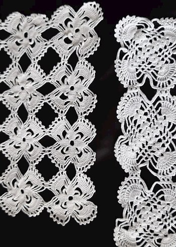 Vintage El Yapımı Dantel Örtüler 10 Adet - Görsel 2