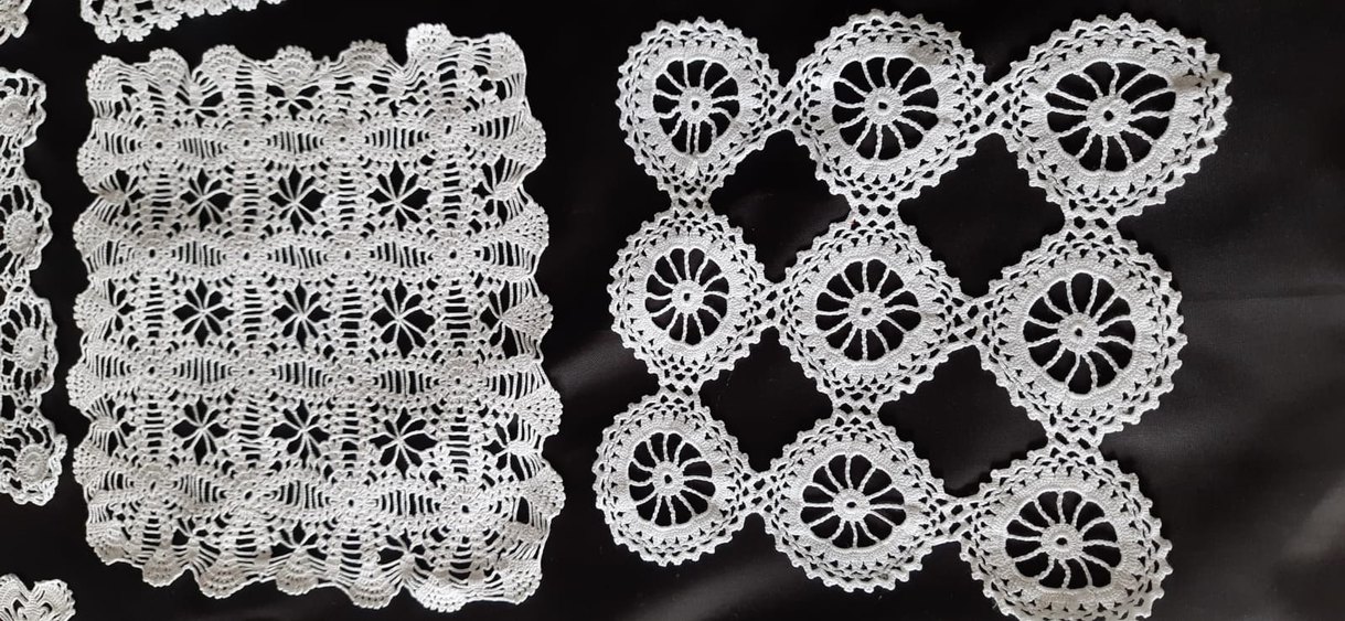 Vintage El Yapımı Dantel Örtüler 10 Adet - Görsel 5