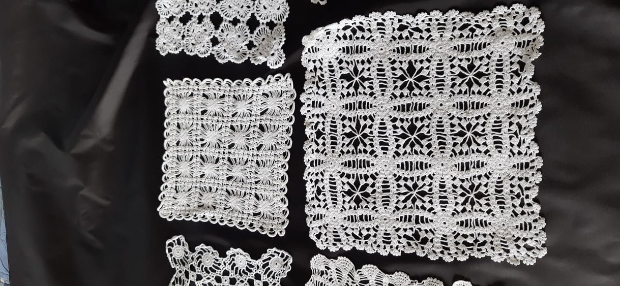 Vintage El Yapımı Dantel Örtüler 10 Adet - Görsel 3