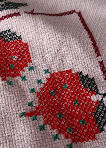 Etamin Vintage Örtü - Görsel 7