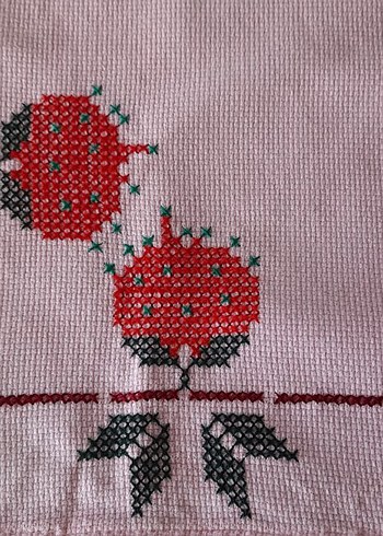 Etamin Vintage Örtü - Görsel 2