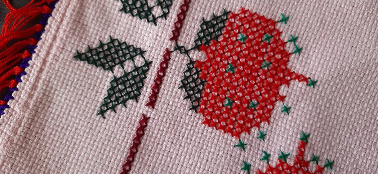 Etamin Vintage Örtü - Görsel 3