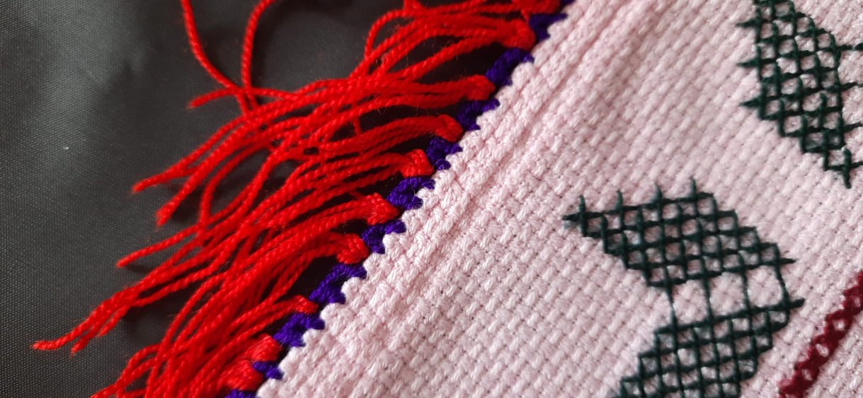 Etamin Vintage Örtü - Görsel 5