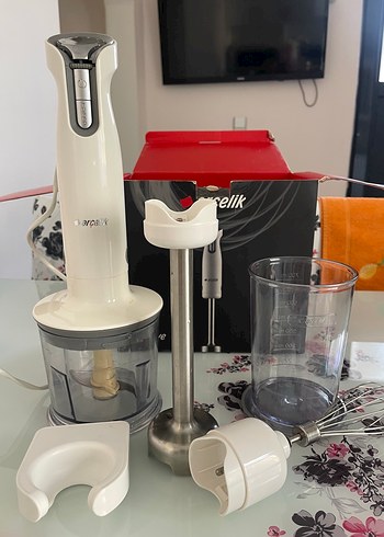 Arçelik Beyaz El Blender ve Doğrayıcı Seti