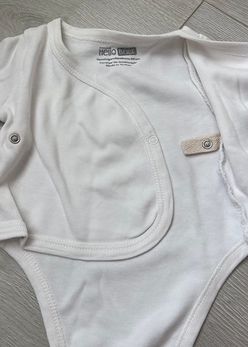 Uzun Kollu Pamuklu Bebek Body ayıcık Baskılı - Görsel 3