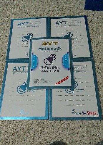 345 All Star AYT Matematik Günlük Çalışma Kitapları Seti
