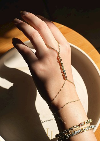 Gold&Sılver Şahmeran Kadın El Zinciri - Görsel 2