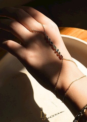 Gold&Sılver Şahmeran Kadın El Zinciri - Görsel 3