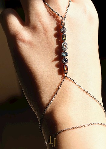 Gold&Sılver Şahmeran Kadın El Zinciri - Görsel 6