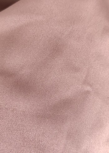 pamuk saten Uzun Kollu Kadın Elbise - Görsel 6