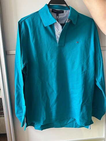 Tommy Hilfiger Polo Yaka Uzun Kollu tişört