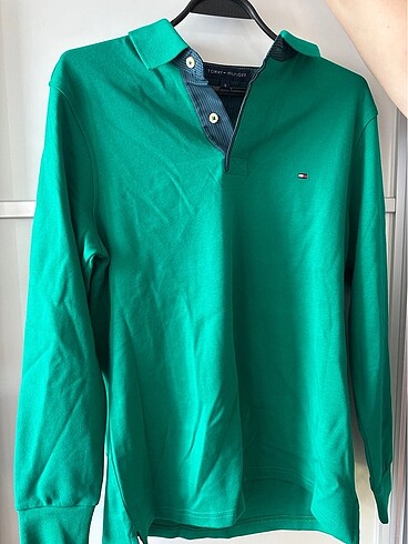 Tommy Hilfiger Polo Yaka Uzun Kollu Tişört