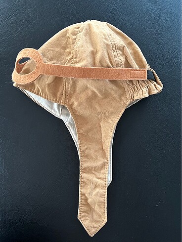 8-12 Yaş, 23 cm Beden camel Renk Thy pilot şapka