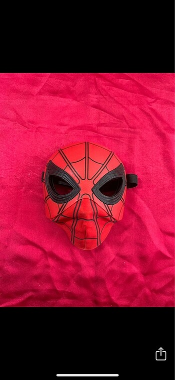 Beden Renk Spider Man oyuncak maske