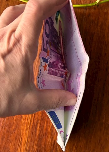 Renkli Baskılı Euro Erkek Cüzdanı - Görsel 6