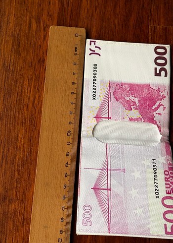 Renkli Baskılı Euro Erkek Cüzdanı - Görsel 4