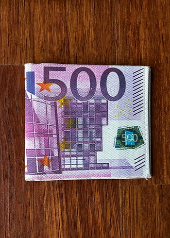 Renkli Baskılı Euro Erkek Cüzdanı - Görsel 8