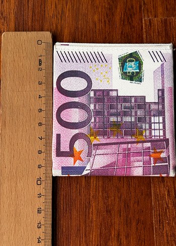 Renkli Baskılı Euro Erkek Cüzdanı - Görsel 2