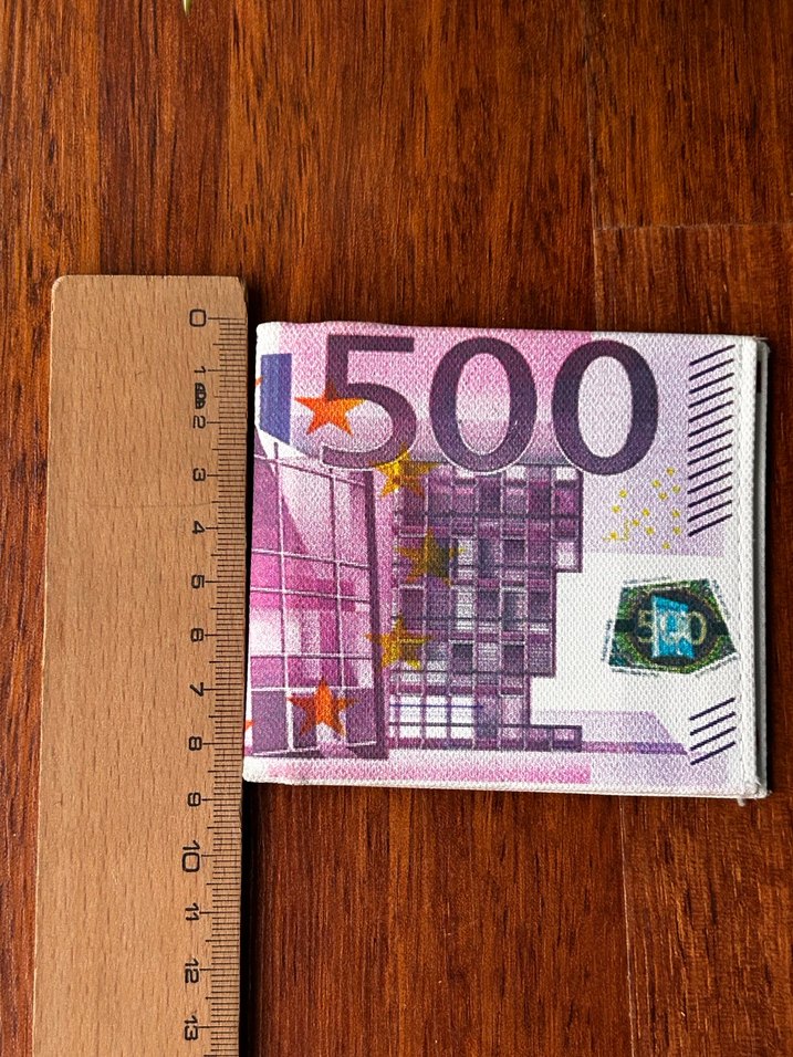 Renkli Baskılı Euro Erkek Cüzdanı - Görsel 3