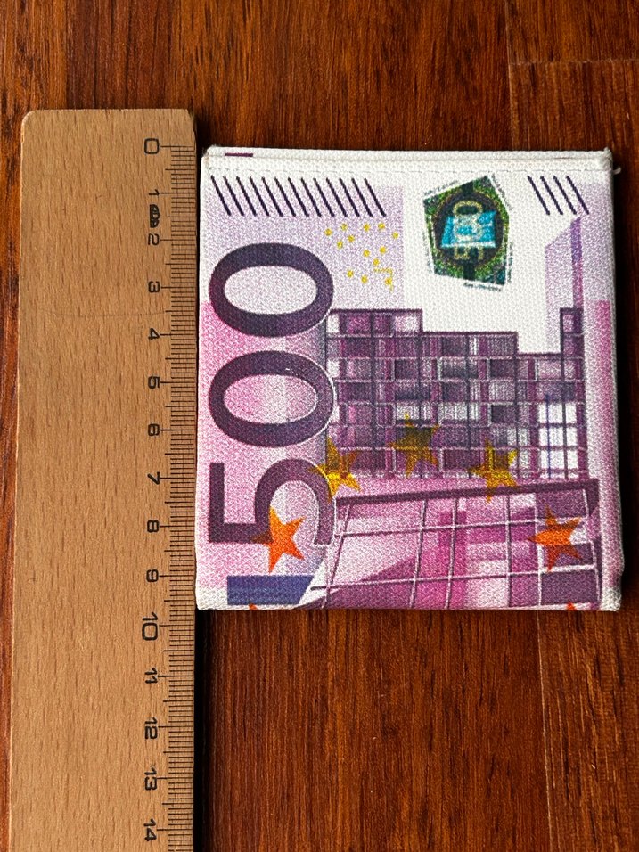 Renkli Baskılı Euro Erkek Cüzdanı - Görsel 2