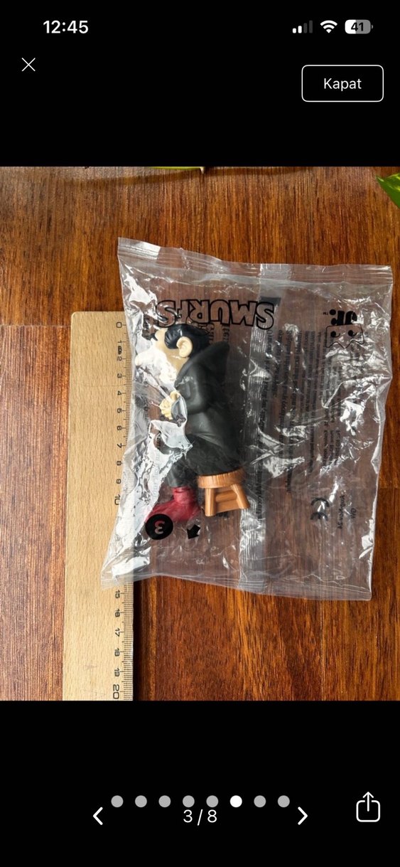 Şirinler gargamel figür oyuncak - Görsel 3