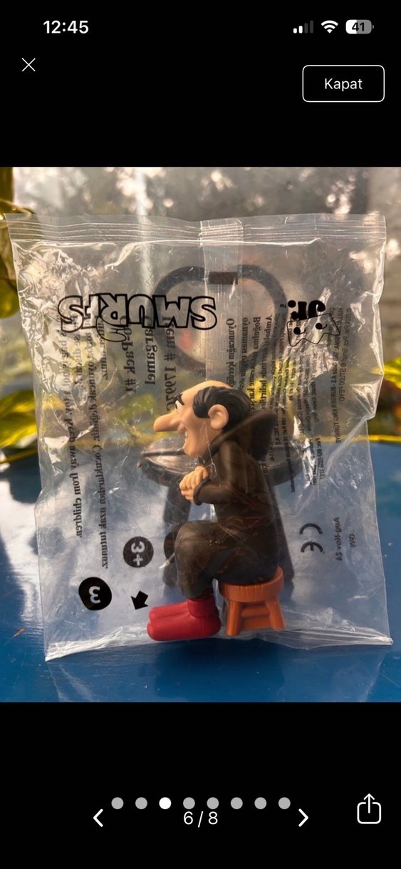 Şirinler gargamel figür oyuncak - Görsel 4