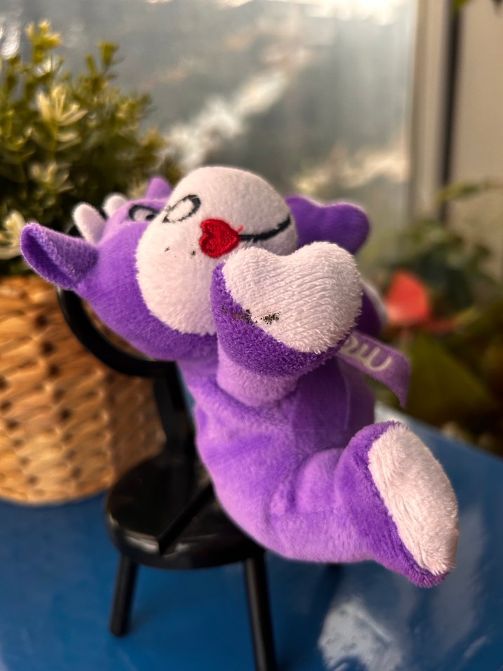 Milka Mor Peluş İnek Oyuncak - Görsel 2