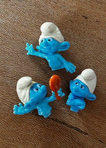 Renkli Mavi Şirinler Figür Seti (kusurlu) - Görsel 7