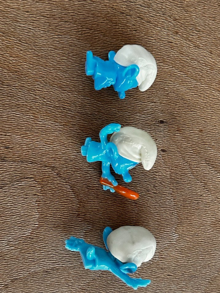 Renkli Mavi Şirinler Figür Seti (kusurlu) - Görsel 5