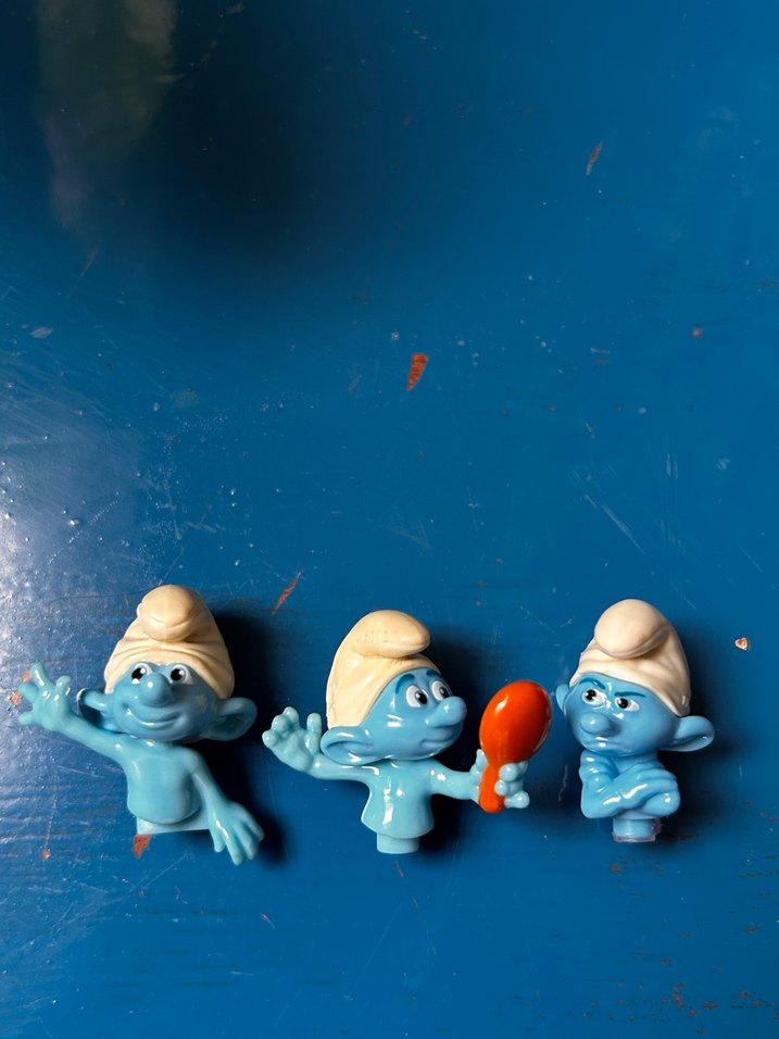 Renkli Mavi Şirinler Figür Seti (kusurlu) - Görsel 4