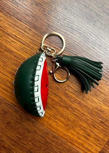 Bohem Karpuz Figürlü Püsküllü Anahtarlık - Görsel 7