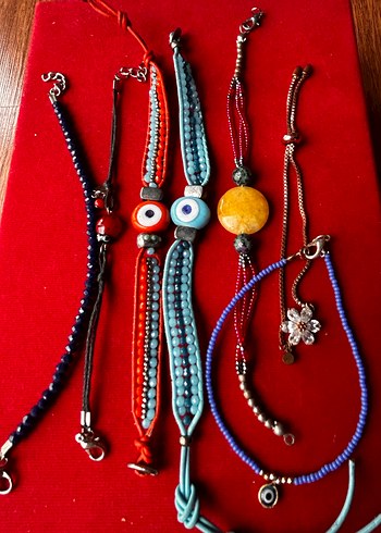 Renkli Boncuklu Bohem Kadın Bileklik Seti - Görsel 3