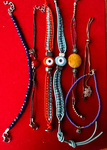 Renkli Boncuklu Bohem Kadın Bileklik Seti - Görsel 2