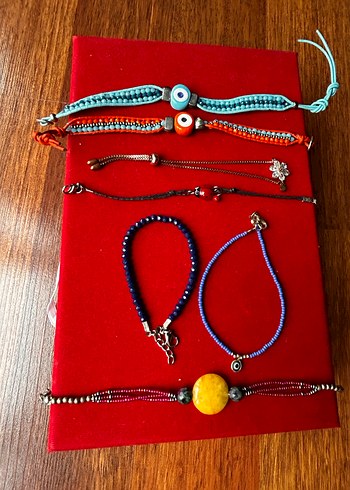 Renkli Boncuklu Bohem Kadın Bileklik Seti - Görsel 4