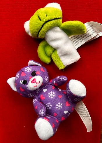 Renkli Peluş Oyuncak Ayı ve Kurbağa - Görsel 8