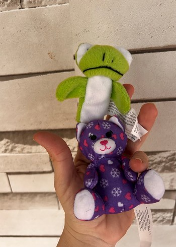 Renkli Peluş Oyuncak Ayı ve Kurbağa - Görsel 4