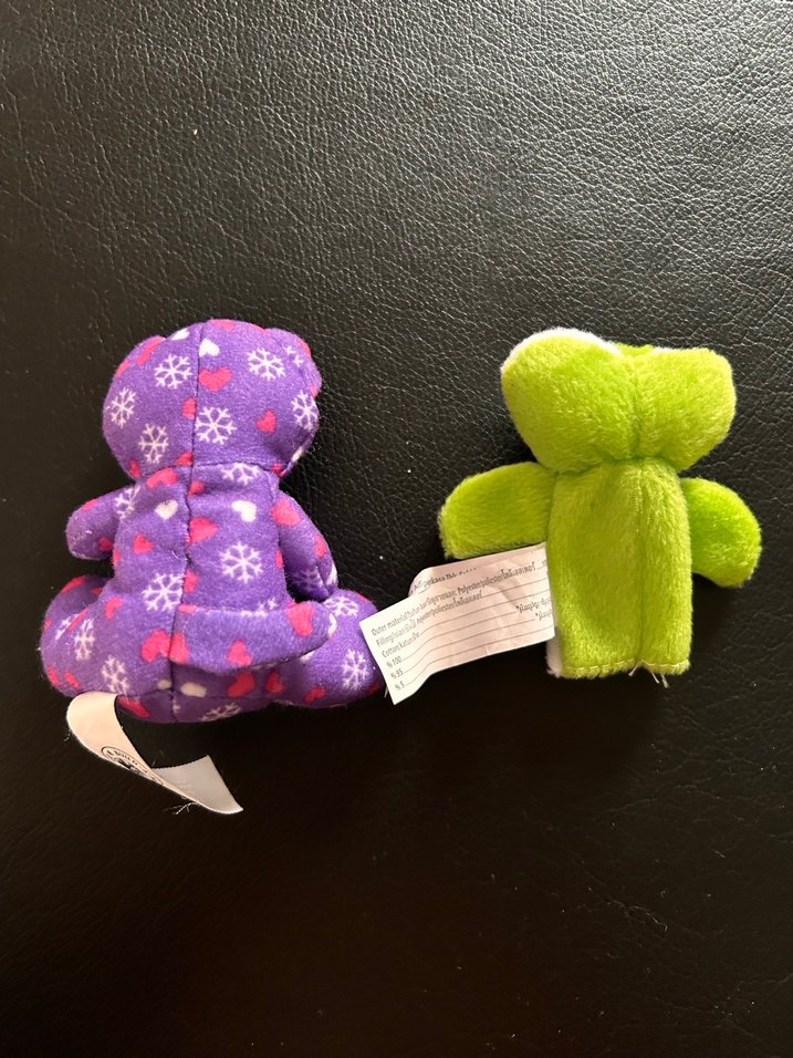 Renkli Peluş Oyuncak Ayı ve Kurbağa - Görsel 3