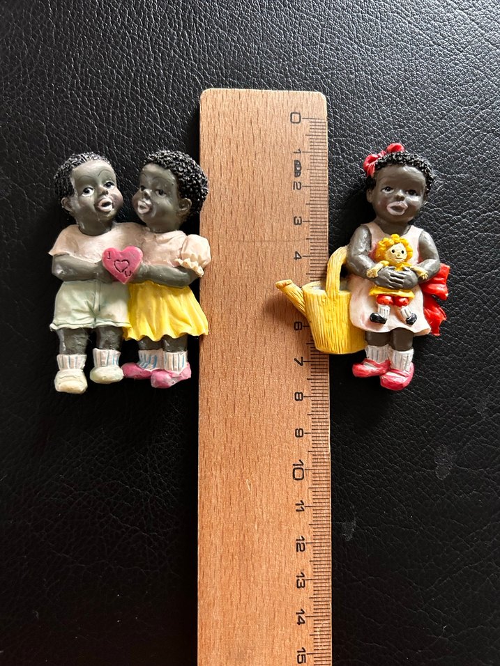 Siyah Tenli Sevimli Bebek Magnetler - Görsel 5