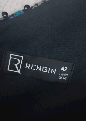 Parlak payetli Kısa V Yaka Elbise - Görsel 6